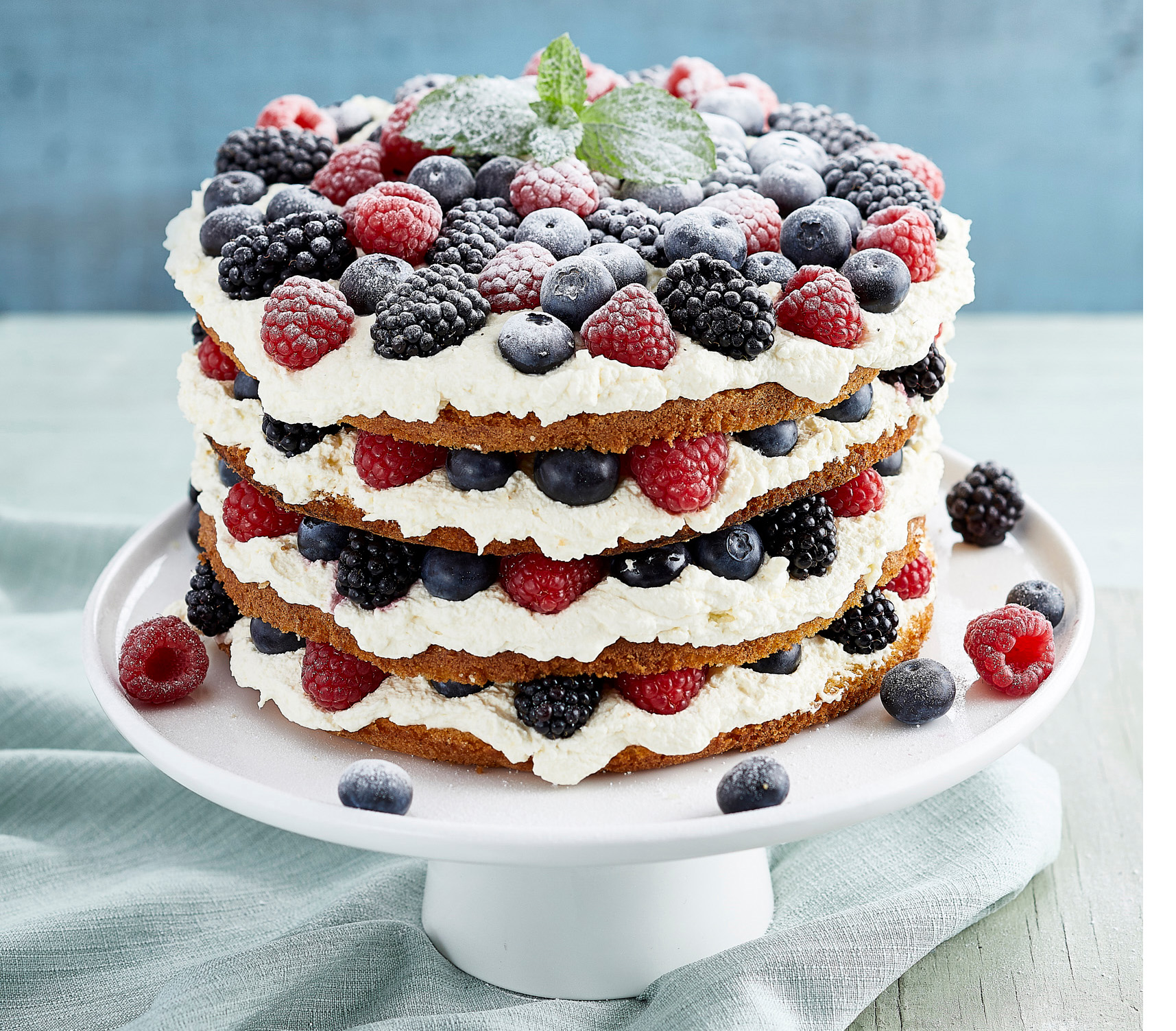 Layered victoria sandwich