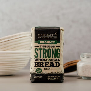 Organic Strong Stoneground Wholemeal Bread Flour - 1 kg Bag