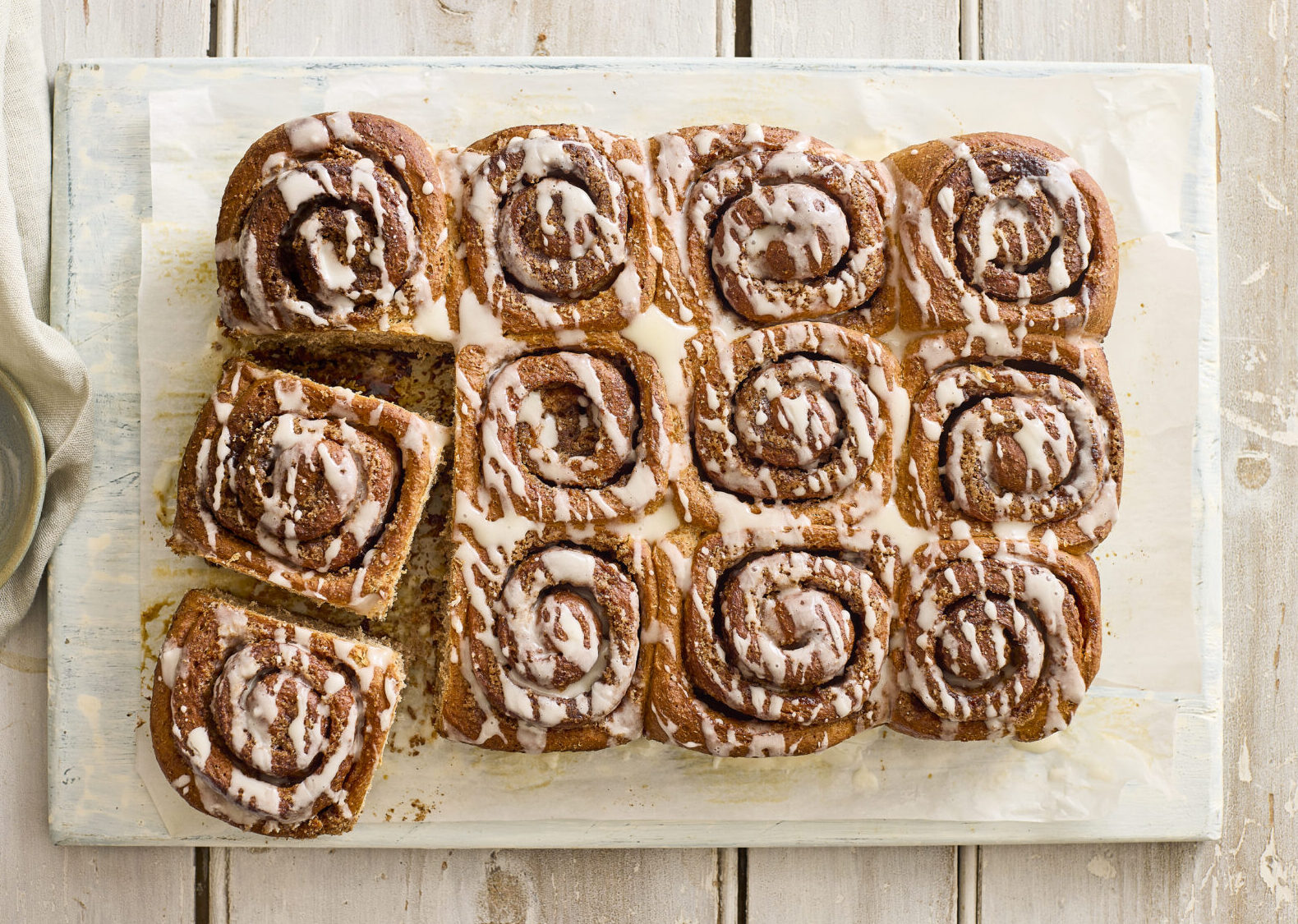 Wholemeal cinnamon buns